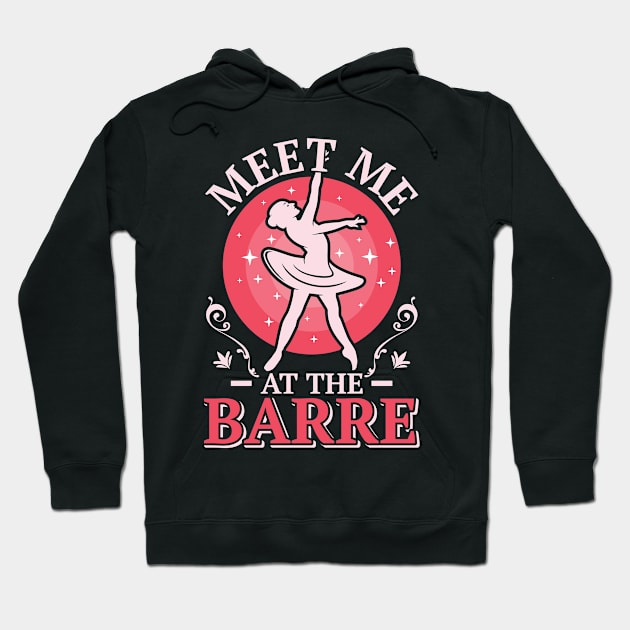 Ballerina Girl Ballet, Dancing, Dance Hoodie by The Number One